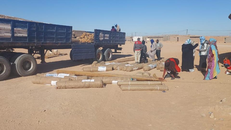 La Cooperación Extremeña asegura el refugio a las familias refugiadas saharauis en Argelia
