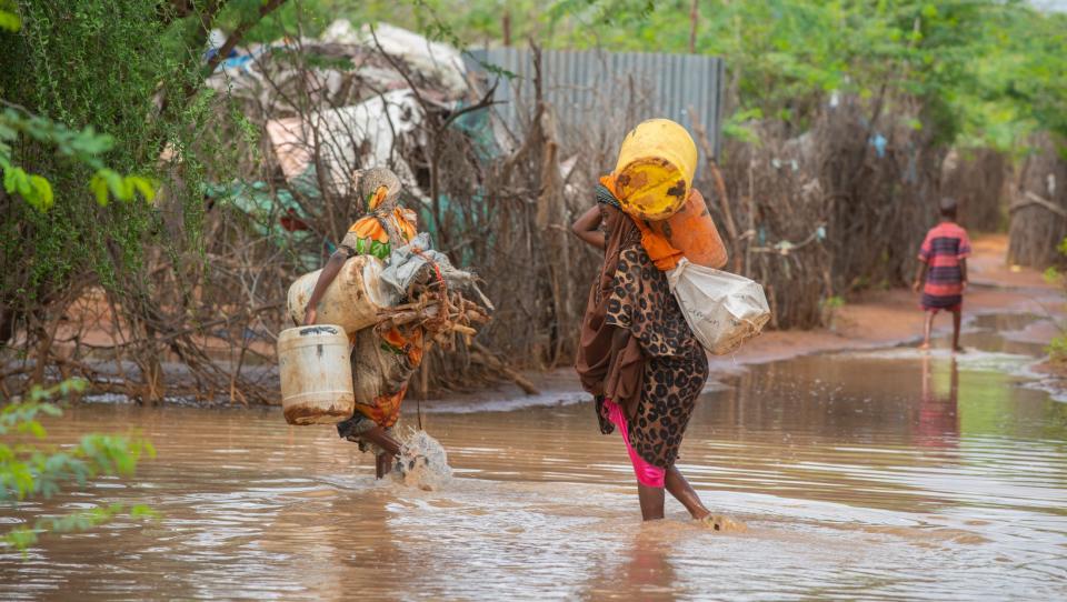 Inundaciones en el Cuerno de África: miles de personas desplazadas afectadas