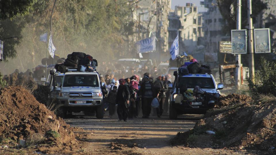 Naciones Unidas y sus socios envían ayuda a la sitiada ciudad siria de Homs