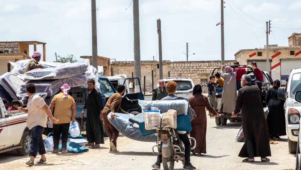 ACNUR intensifica su respuesta humanitaria en Al Sueida ante el deterioro de la situación en Siria