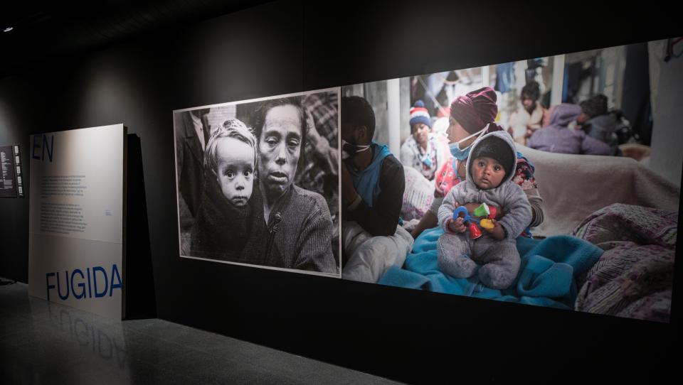 Exposición "En Fugida. Refugiats: Una genealogia del present": un recorrido por el camino de las personas forzadas a huir
