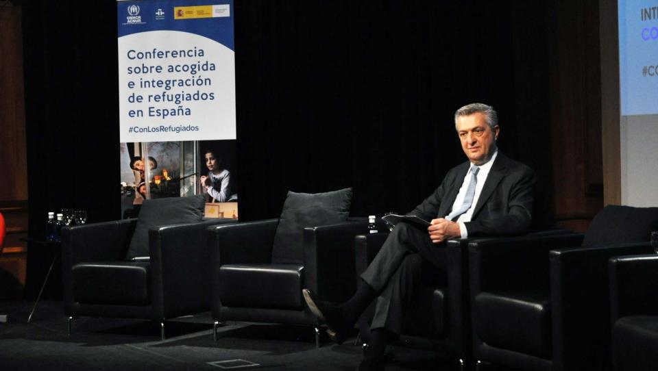 Filippo Grandi pide al Gobierno facilitar la entrada de refugiados en España