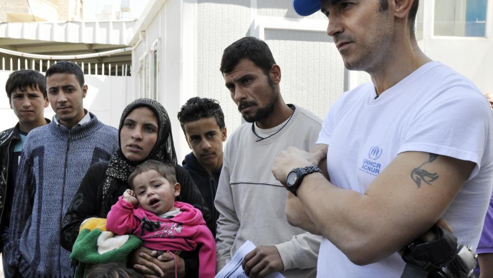 Jesús Vázquez, Embajador de Buena Voluntad de ACNUR, visita a los refugiados sirios en Jordania