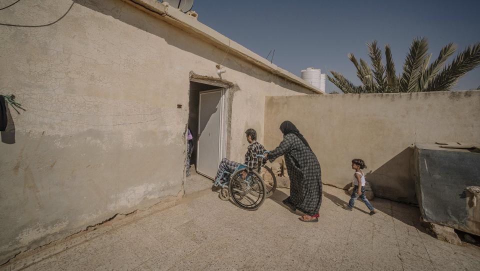 Ayuda para refugiados sirios con necesidades especiales