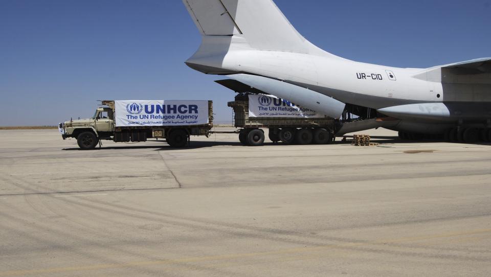 Puente aéreo de ACNUR para enviar ayuda a 50.000 desplazados dentro de Siria