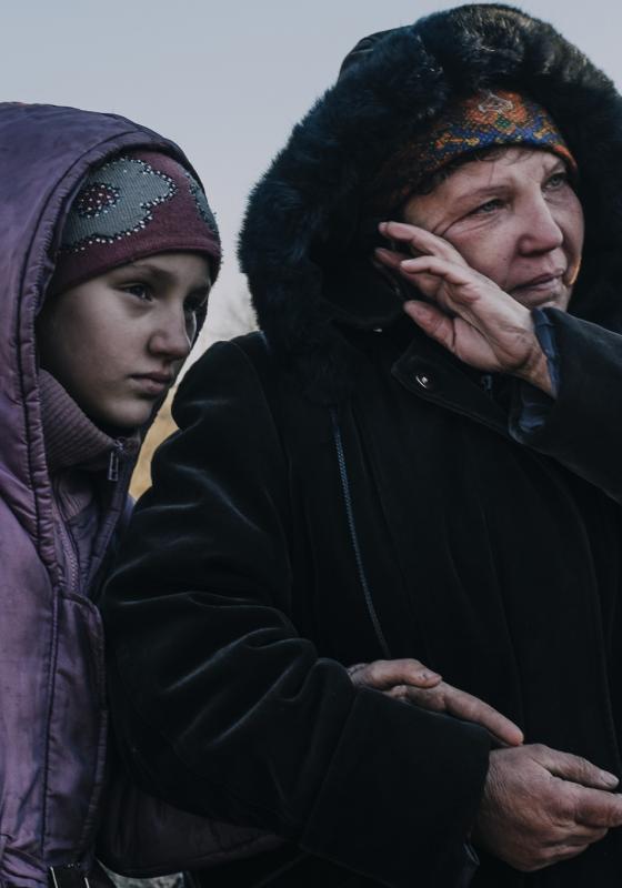civiles en Ucrania Donbass