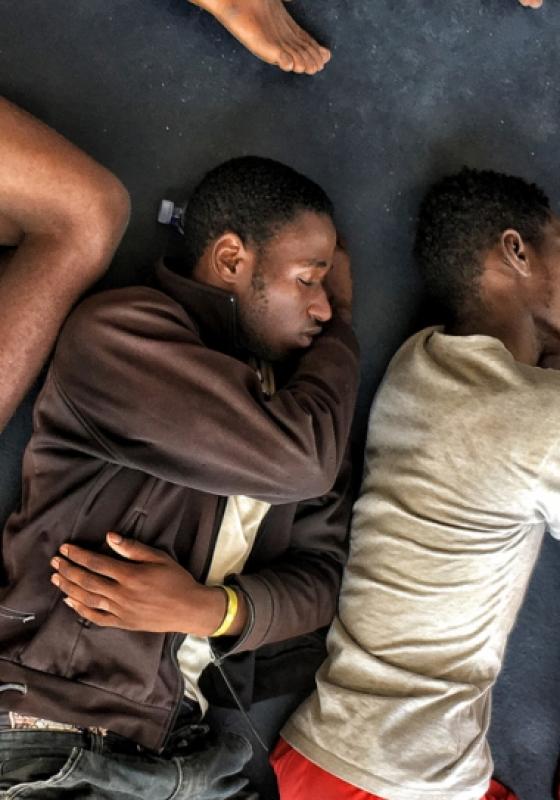Migrantes y refugiados en el Mediterráneo