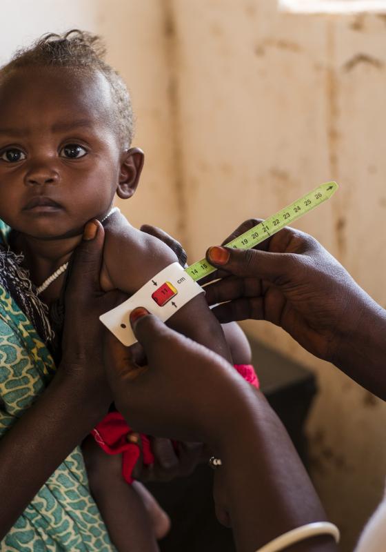 MUAC brazalete desnutrición infantil