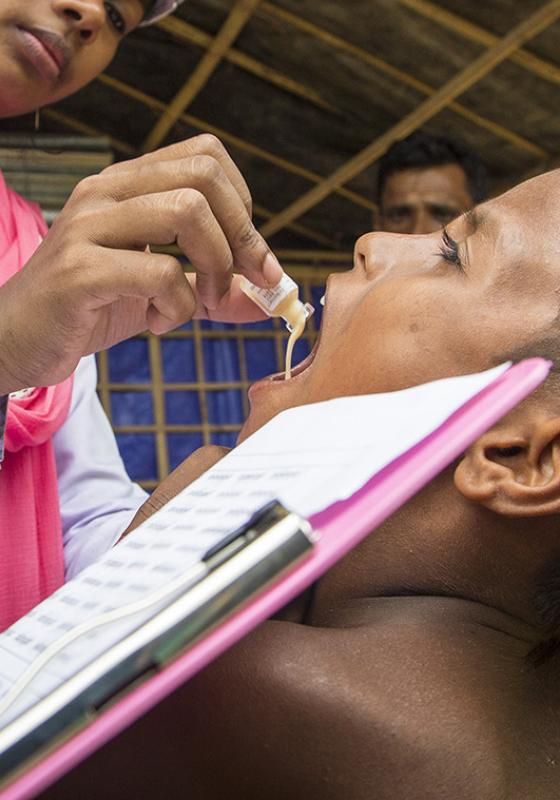 Vacunas para niños en Bangladesh