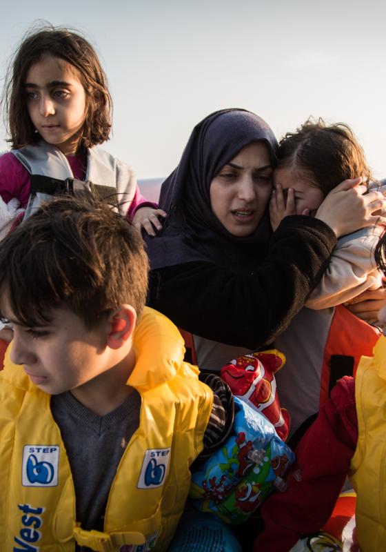 refugiados en el Mediterráneo